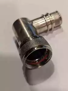 M85049/90-17N02 Right angle banding adapter 38999 III shell size E Nickel plate - Picture 1 of 6