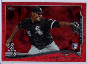 2014 TOPPS RED FOIL #592 SIMON CASTRO