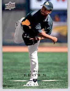 2008 Upper Deck Emil Brown Base Card MLB PWE UD A's Athletics #603 - Picture 1 of 2