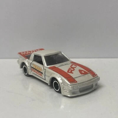 Raro Como Nuevo Tomica Blanco Mazda Savanna RX-7 Racing Escala 1/60 Diecast Foto 1 de 4