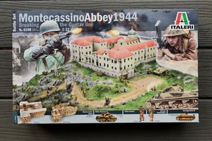 ITALERI 1/72 WW 2 MONTE CASSINO ABBEY 1944 GUSTAV LINE DIORAMA MODEL KIT 6198 FS - Picture 1 of 20