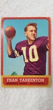 1963 Topps - #98 Fran Tarkenton