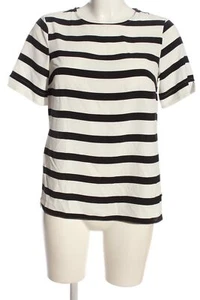 PRIMARK Blusa de manga corta Mujeres Talla EU 34 blanco puro-negro look casual - Imagen 1 de 5
