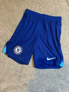 Nike Dri Fit 22/23 Chelsea FC Football Shorts Mens Size Small DJ7733-495 BNWT - Picture 1 of 7