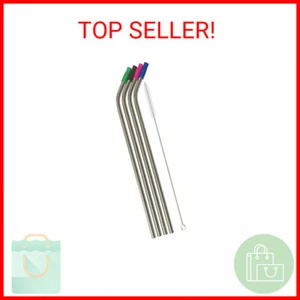 14 Inch Stainless Steel Straws - 4pcs Reusable Metal Straws for 40oz/64oz Tumble - Picture 1 of 2