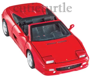 Hot Wheels Elite Ferrari F355 Spider Convertible 1:18 Diecast Model Red BLY34 - Picture 1 of 6