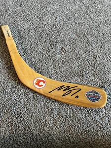 MIKAEL BACKLUND Calgary Flames Autograph SIGNED Hockey Stick Blade PSA COA - Picture 1 of 1