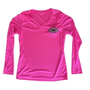 Marlin University Women's Small UV Protection Long Sleeve Water Shirt Hot Pink - Picture 1 of 4