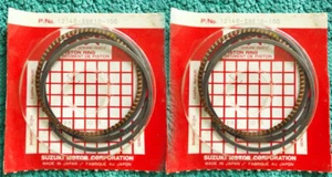 Suzuki VS400 VS400FR Piston Ring 1.00 Set x2 OEM VS 400 Intruder 12140-39E10 100 - Picture 1 of 2