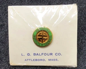 Vintage Collectible American Institute of Chemists lapel pin made by L.G. Balfou - Picture 1 of 3