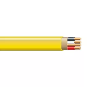 Cerromax NM-B Solido con Filo di Terra Giallo 12/3-Ga 25ft 147-1603AR 600v - Foto 1 di 4
