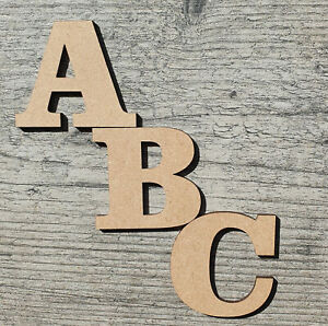 MDF Craft Extra Large Signs 3cm-30cm Wooden Letters Large Small (3mm Thick) Home