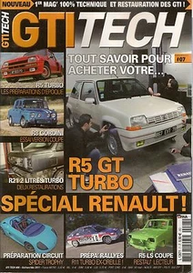 GTI TECH 7 R8 GORDINI R5 GT TURBO R5 TURBO CLIO WILLIAMS GrA 220CH SPIDER TROPHY - Imagen 1 de 3