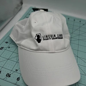 NWT Nike Golf Lincoln Land Charity Championship Unisex White Hat Cap One Size - Picture 1 of 11
