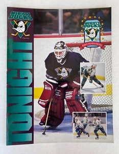 Anaheim Mighty Ducks Inaugural Game Program 10/8/93 vs Detroit Red Wings - Picture 1 of 3