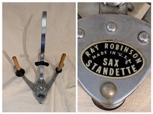 Ray Robinson Saxophon Sax Aluminium Standette Flöte Klarinettenständer USA - Bild 1 von 9