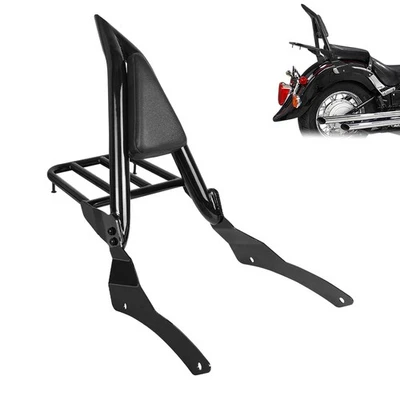 Sissy Bar w/Luggage Rack Backrest For 1998-2018 Yamaha Dragstar V-star 400 650 - Image 1 of 4