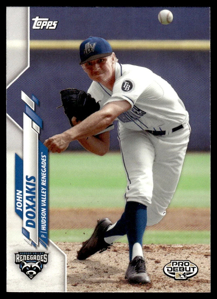 2020 Topps Pro Debut #PD-105 John Doxakis Hudson Valley Renegades - Image 1 of 2