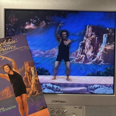 Richard Simmons Stretchin' to the Classics VHS Tape Workout TESTED WORKS - Image 1 of 4