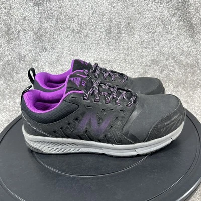 Zapatos New Balance para mujer talla 9 D 412v1 punta de acero trabajo negros antideslizantes Foto 1 de 4