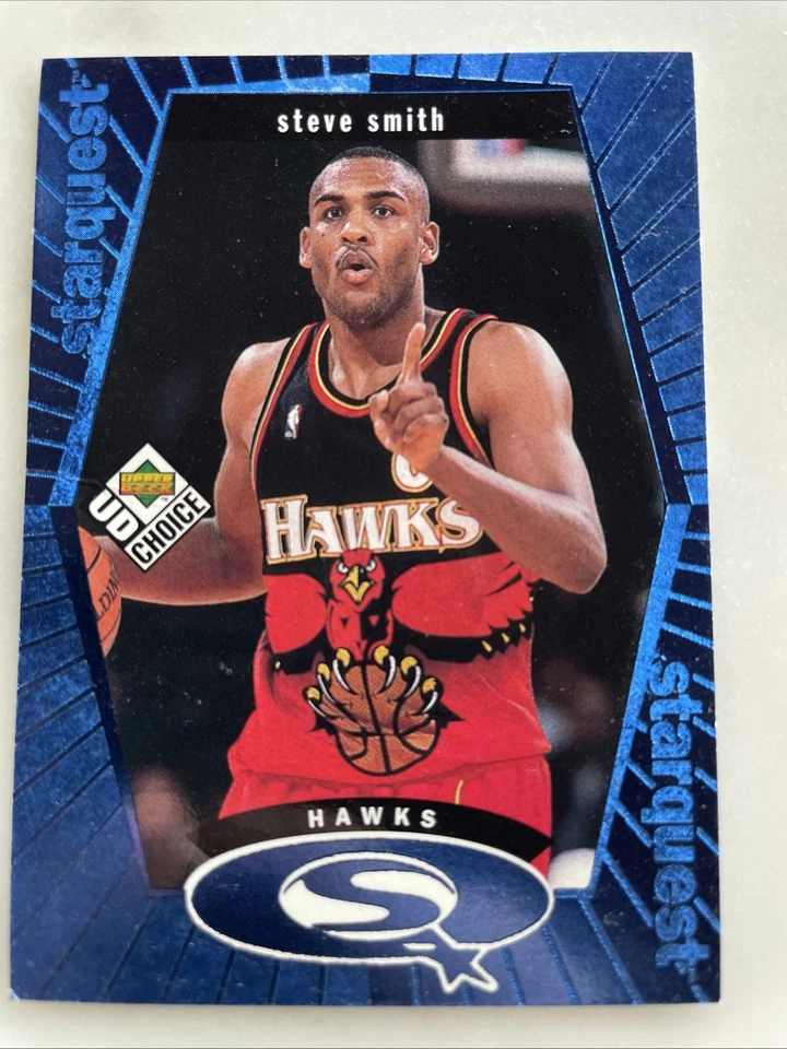 1998-99 Upper Deck UD Choice - Starquest Steve Smith #SQ1 Blue - Image 1 of 1