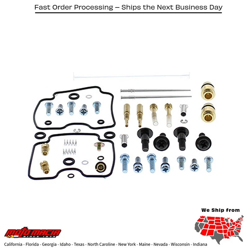 KIT RECONSTRUCCIÓN CARBURADOR BICICLETA ALL BALLS Yamaha XVS11 V-Star 1100 Custom 2006-2009 Foto 1 de 1