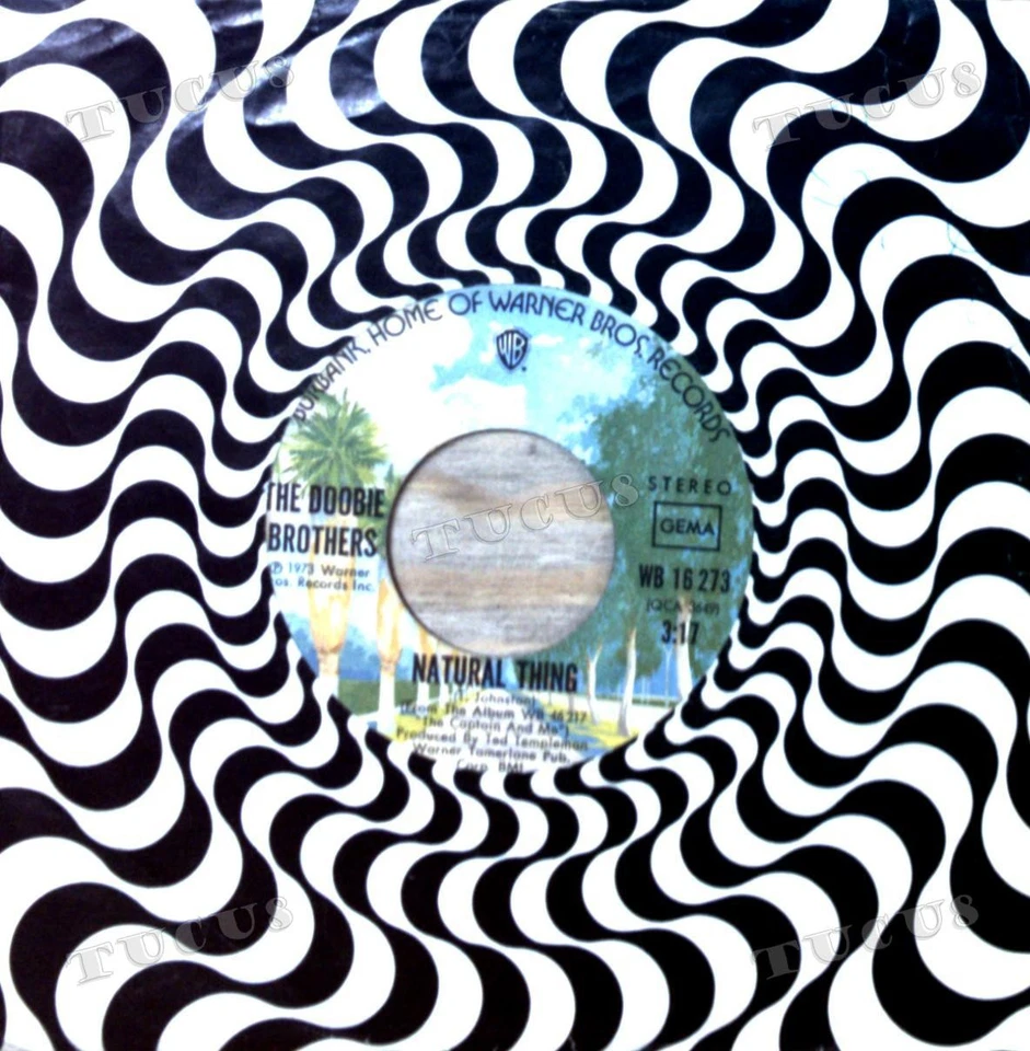 The Doobie Brothers - Natural Thing 7in 1974 (VG/VG) .* - Image 1 of 1
