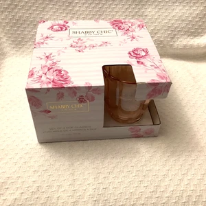 NUEVO Juego de 4 vasos Dof Shabby Chic - Imagen 1 de 6