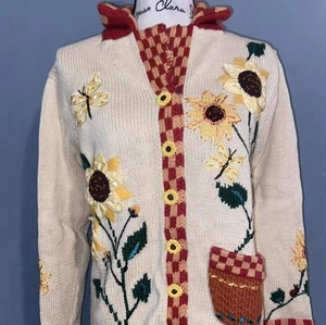StoryBook Knits Sunflower Cardigan - Picture 1 of 8