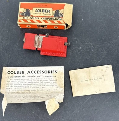 Colber 114 O and Standard Gauge Snap On Contactor with Box And Instructions - Image 1 of 4
