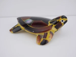 Lovely Carved Mother of Pearl Shell Turtle - Picture 1 of 4