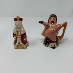 Alice im Wunderland Salz Pfefferstreuer Madhatter Hase Red Queen Neu im Karton 2004 - Bild 1 von 10