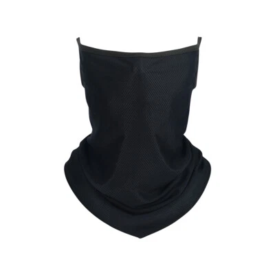 Máscara transpirable anti UV cubierta facial cuello polaina bufanda facial bandana con lazos oreja Foto 1 de 4