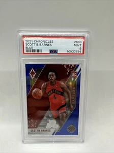 Scottie Barnes 2021-22 Chronicles 31/99 Phoenix Blue Prizm PSA 9 MINT Rookie - Picture 1 of 2