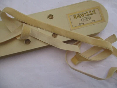 Ruban de velours de soie avec carton ancien 1920 6,0 m x 1,5 cm - Photo 1/3