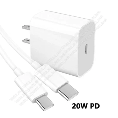 Cable Cargador Rápido 20W USB C Tipo C Para iPhone 15 16 Pro Max/Plus iPad Samsung Foto 1 de 4