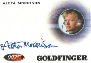 James Bond Mission Logs - A175 Aleta Morrison "Circus Pilot" Autogrammkarte - Bild 1 von 1