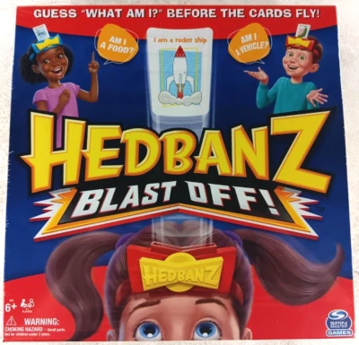 NEW Hedbanz Blast Off Game By Spin Master Sealed  - Image 1 of 4