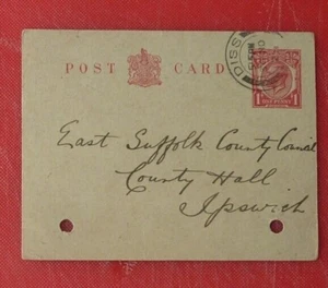 Alte Postkarte datiert 1923 Diss Stempel - Bild 1 von 2