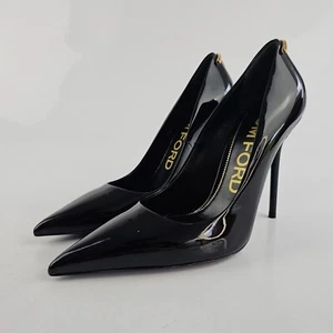 Zapatos de salón Tom Ford 105 mm charol negro nuevos talla 41 EE. UU. 11 - Imagen 1 de 13