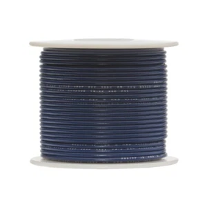 12 AWG Stranded Hook Up Wire, Blue, 100 ft, 0.157" Dia, UL3173, 600V - Picture 1 of 1