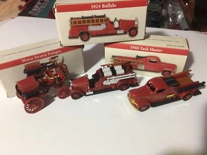(3) Readers Digest Miniature Fire Trucks Ahrens-fox Horse drawn Pumper 1999-200 - Picture 1 of 5