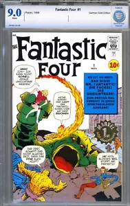 Fantastic Four #1 - German Gold Stamp Edition - Reprint - CBCS 9.0 - Bild 1 von 1