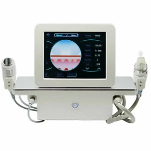Portable 2 Handles Beauty Machine Cold Hammer Face Skin Lifting Wrinkle Removal - Picture 1 of 11