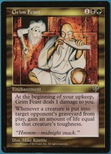 Grim Feast Mirage NM Black Green Rare MAGIC GATHERING CARD (ID# 215295) ABUGames