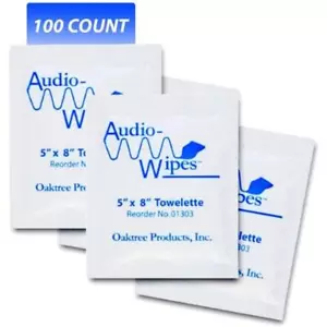 Toallitas de audio individuales 100 unidades - Imagen 1 de 3
