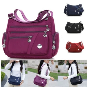 Ladies Messenger Cross Body Bag Women Shoulder Over Holiday Travel Handbag Bags - Picture 1 of 13