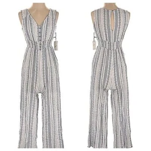 Japna Jumpsuit weiß und blau Damen Größe S - Bild 1 von 11