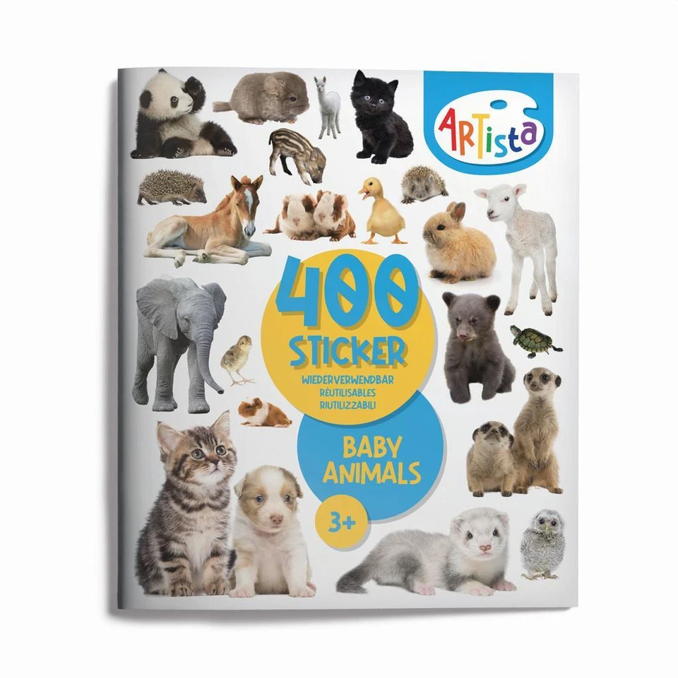 MARKENLOS Artista - Stickerbuch Tierbabys | 2023 | deutsch