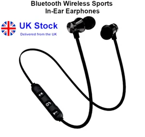 Running Bluetooth Wireless In Ear Neck Earphones Headphones Earbuds Headset ✅ - Picture 1 of 9